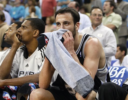 Manu Ginobili deve voltar ao banco nesta noite; o argentino está bastante animado