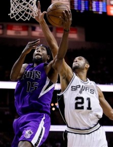 Destaque do Kings na temporada, John Salmons tenta a infiltração