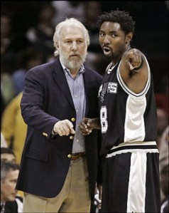 Em pouco tempo Roger Mason conquistou o técnico Gregg Popovich e virou titular absoluto no Spurs