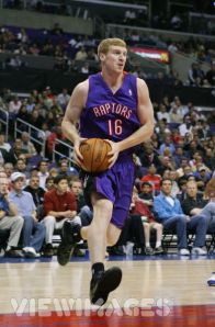 Matt Bonner quando ainda atuava no Canadá pelo Toronto Raptors