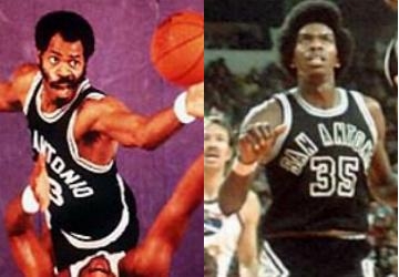 Altis Gilmore (e) e Larry Kenon (d)