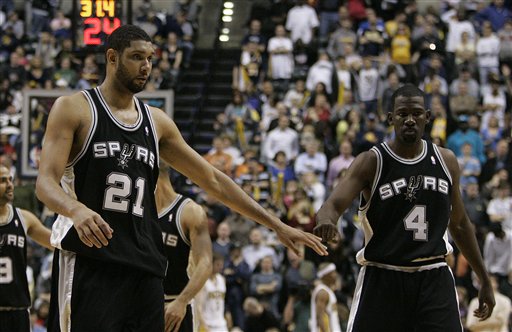 Spurs Pacers Basketball