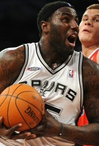 San Antonio Spurs center DeJuan Blair ch