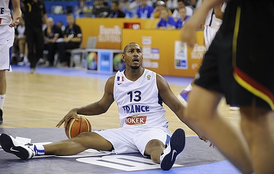 França, de Diaw, caiu na estreia (Fiba Europe/Castoria/Bellenger)