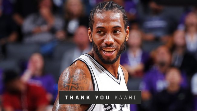 Thank you - Kawhi
