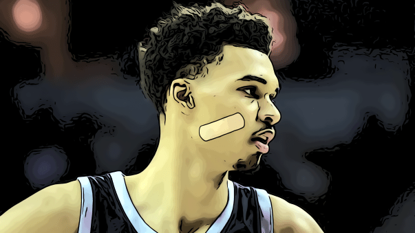 Arte do Cultura Pop sobre foto de Victor Wembanyama